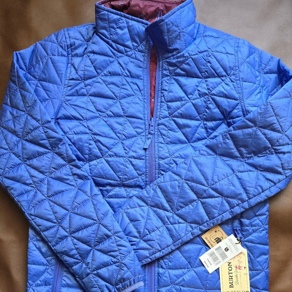 Burton Durable Goods Reversible Lightweight Girl's Puffy Coat Size XL